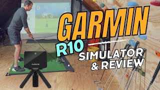 Garmin R10 Home Simulator  Day 1 Getting Better at Golf [upl. by Jessabell]