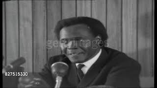 Prime Minister Milton Obote Press Conference  Buganda Crisis  May 1966 [upl. by Rabaj]