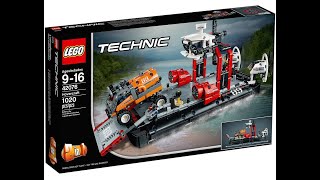 Lego Technic Hovercraft set 42076 review [upl. by Taveda]