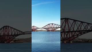 Forth Bridge Queensferry Crossing scotlandsbeauty bridge Redbridge visitscotland train [upl. by Roosevelt]