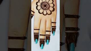 Simple Stylish Back Hand Mehndi Designs  Mehndi Dezign shorts [upl. by Jacquenetta]