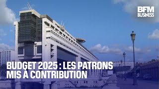 Budget 2025  les patrons mis à contribution [upl. by Croom]