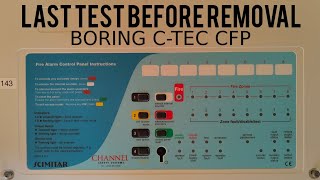 Test of the shed conventional fire alarm system before I replace it [upl. by Annoled]