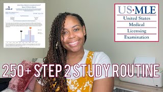 How I increased my USMLE step 2 score 35 points  250 Study Routine [upl. by Nosac45]