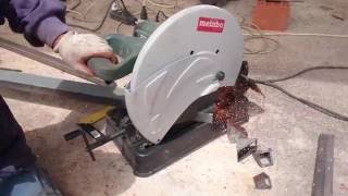 METABO CS 23355 Profil Kesme Makinesi ile 45 derece açıyla 4060 profil kesimi [upl. by Iroak]