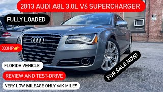 2013 Audi A8L 30L V6 Quattro Only 66k Miles Review amp TestDrive For Sale Now audia8l audilife [upl. by Manard388]