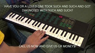 Partially playing that Goldwater Law Firm commercial music on a Keyboard [upl. by Kenleigh]