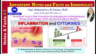 IMPORTANT NOTES and FACTS on IMMUNOLGY  INFLAMMATION and CYTOKINES [upl. by Serrano]