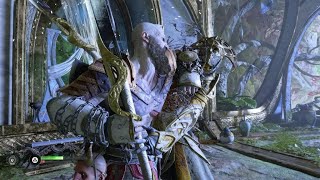 Kratos Vs Alva Boss Fight  God of war Ragnarok Gameplay [upl. by Orelle]