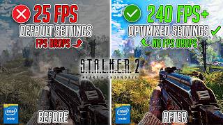 STALKER 2  BEST PC SETTINGS to Fix Lags Stutter and MAX FPS ✅ [upl. by Carolin]