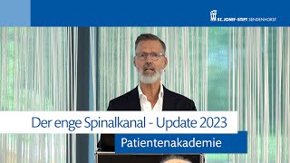 Der enge Spinalkanal  Update 2023 [upl. by Ielarol]