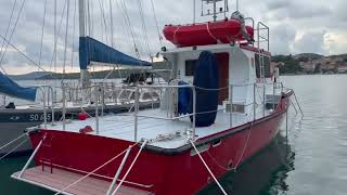 Croatian FIRE BOAT  fireboat firstresponders boats [upl. by Sharai]