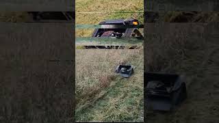 Get your lawnmower ready for next year Vigorun remotely controlled track weed eater for salegrass [upl. by Atinod595]