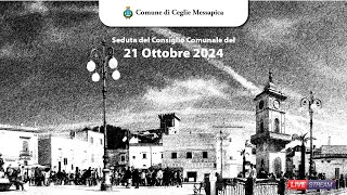 Consiglio Comunale monotematico del 21 ottobre 2024 [upl. by Kruter]