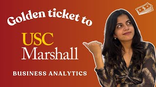 How to Get Into USC Marshall MSBA Program in 2025  Top MSBA Programs in USA [upl. by Fia]