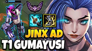 T1 Gumayusi Jinx vs Ezreal  ADC  Patch 141 Korea Master [upl. by Maillij269]