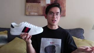 Gucci New Ace Sneaker Review and Sizing [upl. by Etnoid]