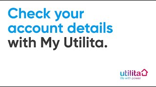 Check your account details with My Utilita  Utilita Energy [upl. by Oicatsana]