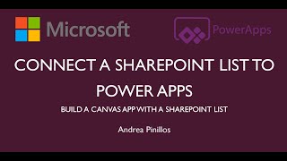 Connect a SharePoint List to Power Apps  Canvas Apps [upl. by Meenen]