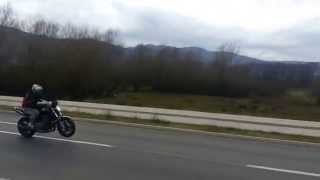 honda hornet 600 akrapovic sound [upl. by Publias]