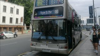 Full Route Visual Cardiff Bus Route 99 Penarth Pier  Cardiff City Centre [upl. by Noteloc]