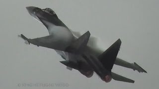 Sukhoi Su35S SuperFlanker Extreme Flight Demonstration incl Insane Kulbit Maneuver [upl. by Meng]