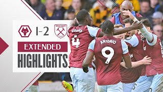 Extended Highlights  Late WardProwse Winner Gives Hammers Crucial Victory  Wolves 12 West Ham [upl. by Deering]