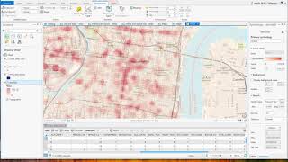 Raster in ArcPo  Kernel Density [upl. by Adnolay]