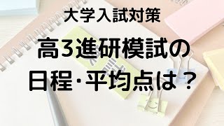 高3進研模試の日程･範囲･難易度･時間割は？ [upl. by Ashia]