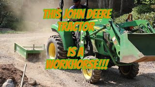 A Compact Tractor Forest Homestead Road Repair Project for a Good Friend ASMR [upl. by Ann207]