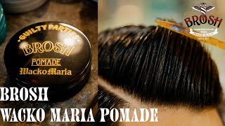 【BROSH】BROSH×WACKO MARIA POMADE [upl. by Alegnat]