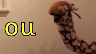 Geraldine the Giraffe learns ou as the u sound [upl. by Ronnie]