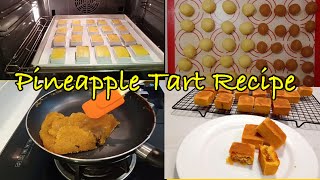 Pineapple Tart Recipe  Pineapple Paste Recipe  East Greets West Cookery [upl. by Ahset]