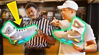 FOOTLOCKER EMPLOYEES REACT TO NIKE AIR MAGS [upl. by Eevets]