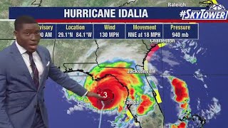 Hurricane Idalia Wednesday morning track [upl. by Huntley]