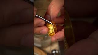 Handmade 24K gold ring [upl. by Tailor]