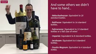 Wine Wisdom Wine bottle sizes explained [upl. by Ithnan995]