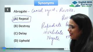 Abrogate  Synonyms  Vocab  UC LIVE [upl. by Petty]