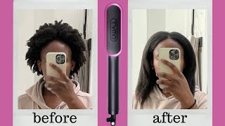 testing tymo hair straightening brush on TRUE 4c hair [upl. by Carlyle]