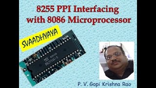 8255 PPI amp Interfacing to 8086 Microprocessor [upl. by Birk192]