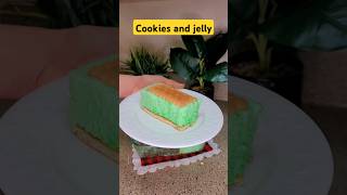 Cookies and jelly dessert cookies jelly desserts trending shorts viral video new [upl. by Rik]