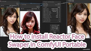 How to install Reactor Face Swaper in ComfyUI Portable Include CUDA 12x solution [upl. by Oram919]