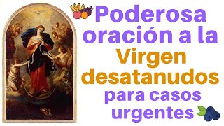 Poderosa Oración a Santa María Desatanudos para casos urgentes [upl. by Macario]