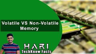 Volatile and Non Volatile Memory Difference [upl. by Wanids]