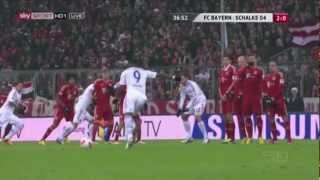 Worst FreeKick Ever Michel Bastos FreeKick vs Bayern München [upl. by Dawes]