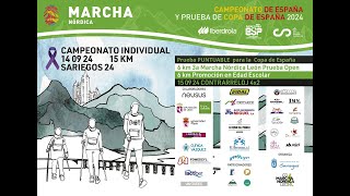 Campeonato de España de Marcha Nórdica Individual  Sariegos León [upl. by Nomzaj]