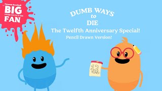 Dumb Ways to Die Pencil Drawn Version 12 YEAR ANNIVERSARY SPECIAL [upl. by Yvor]