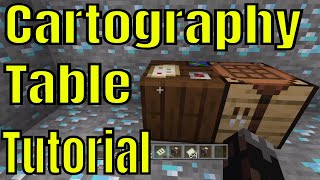 How to Use a Cartography Table in Minecraft  PS4 [upl. by Duong]