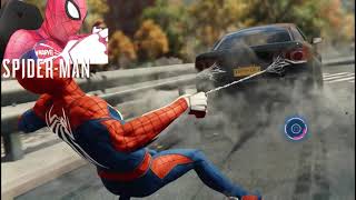 Real Life SpiderMan PS4 Playing SpiderMan PS5 Game Openworld Gameplay [upl. by Yboc]