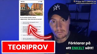 10 KÖRKORTSFRÅGOR du MÅSTE Kunna på TEORIPROVET  Teoriprov körkort körkort körkortsteori [upl. by Atteynod911]